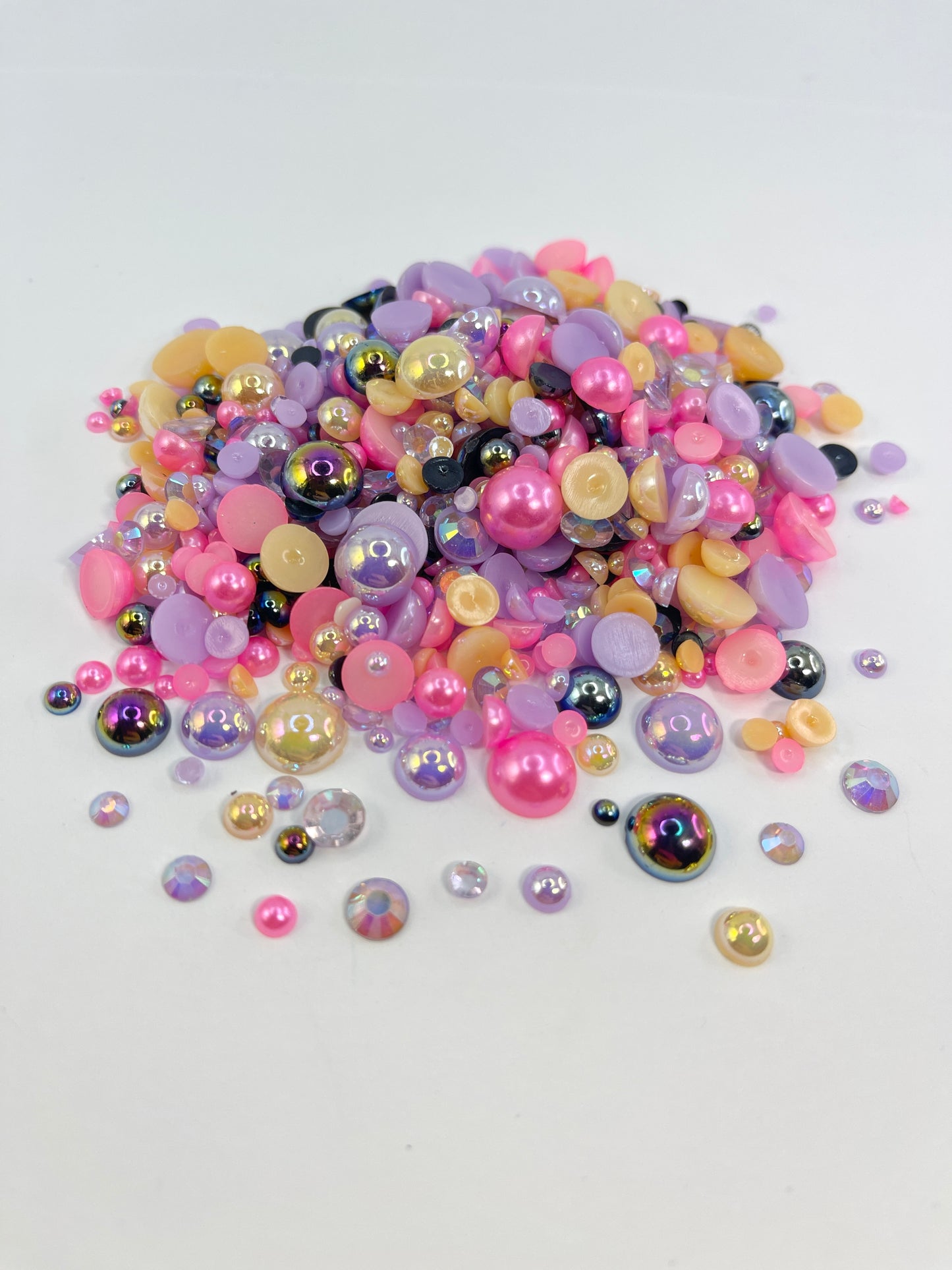 Serina Flat Back Pearl/ Rhinestone Mix 50g