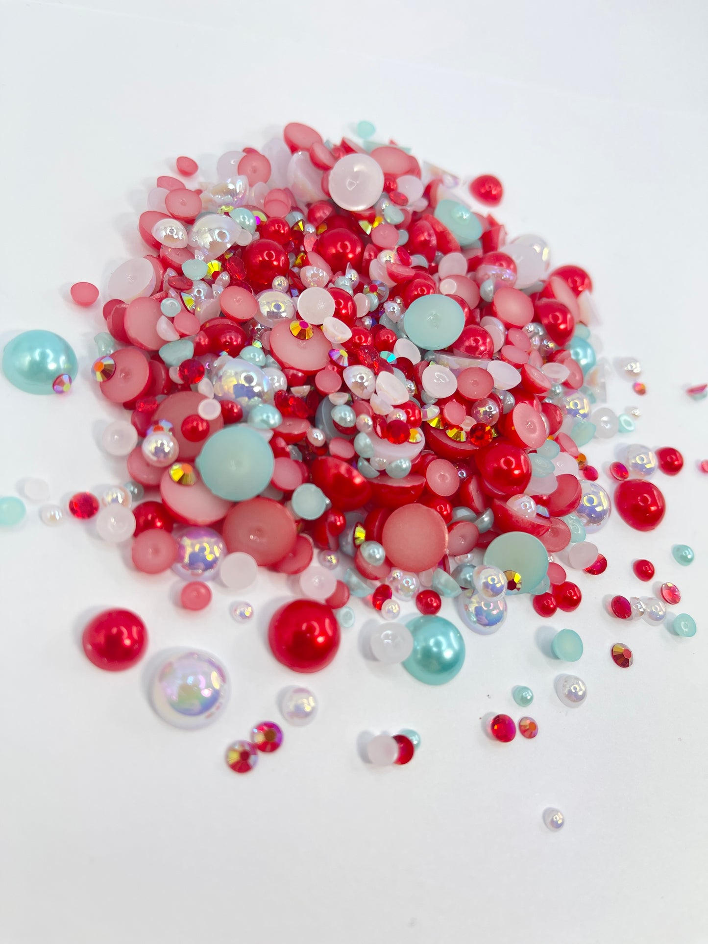 Sailor Flat Back Pearl/ Rhinestone Mix 50g