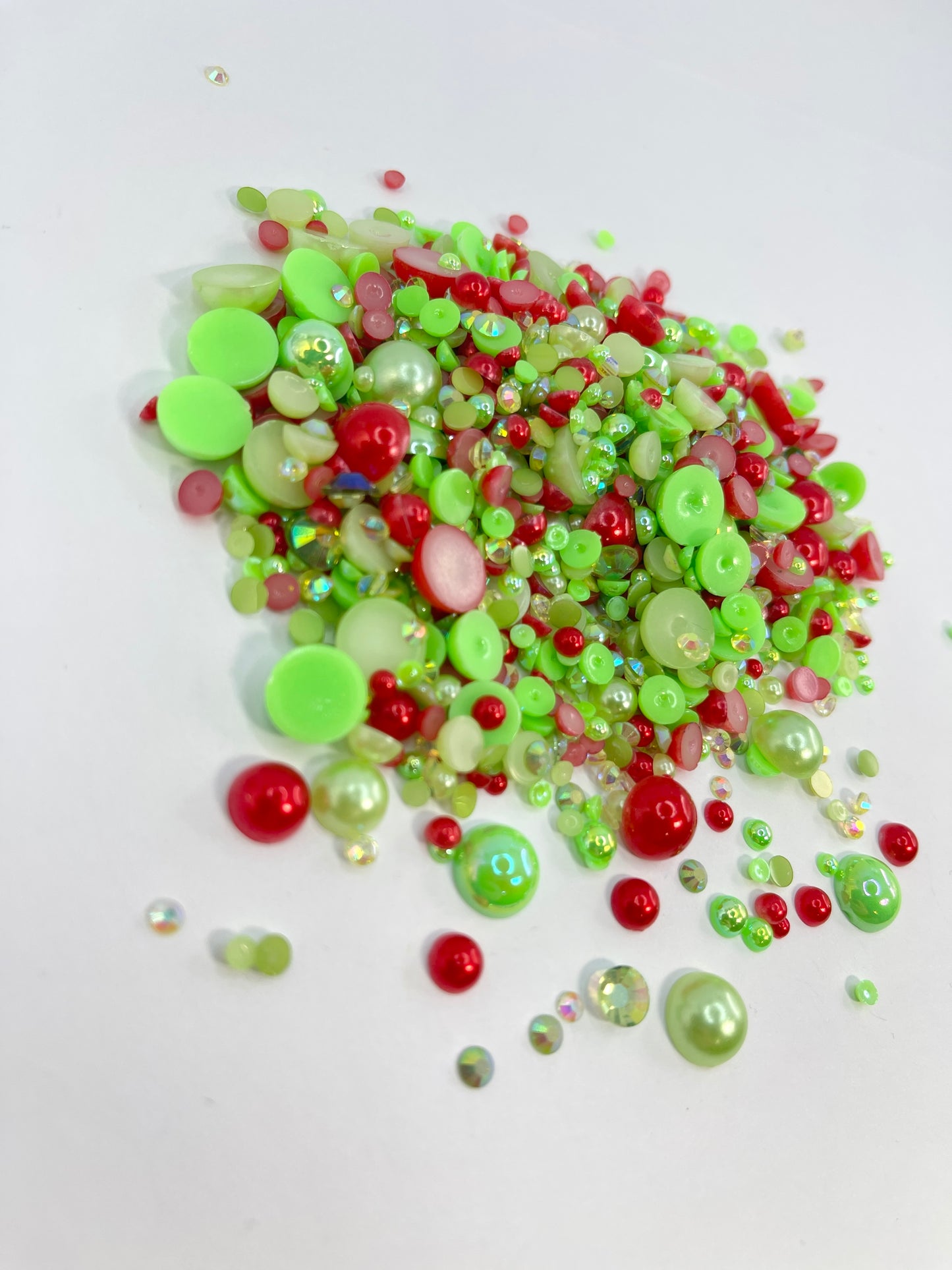 Bernard Flat Back Pearl/ Rhinestone Mix 50g