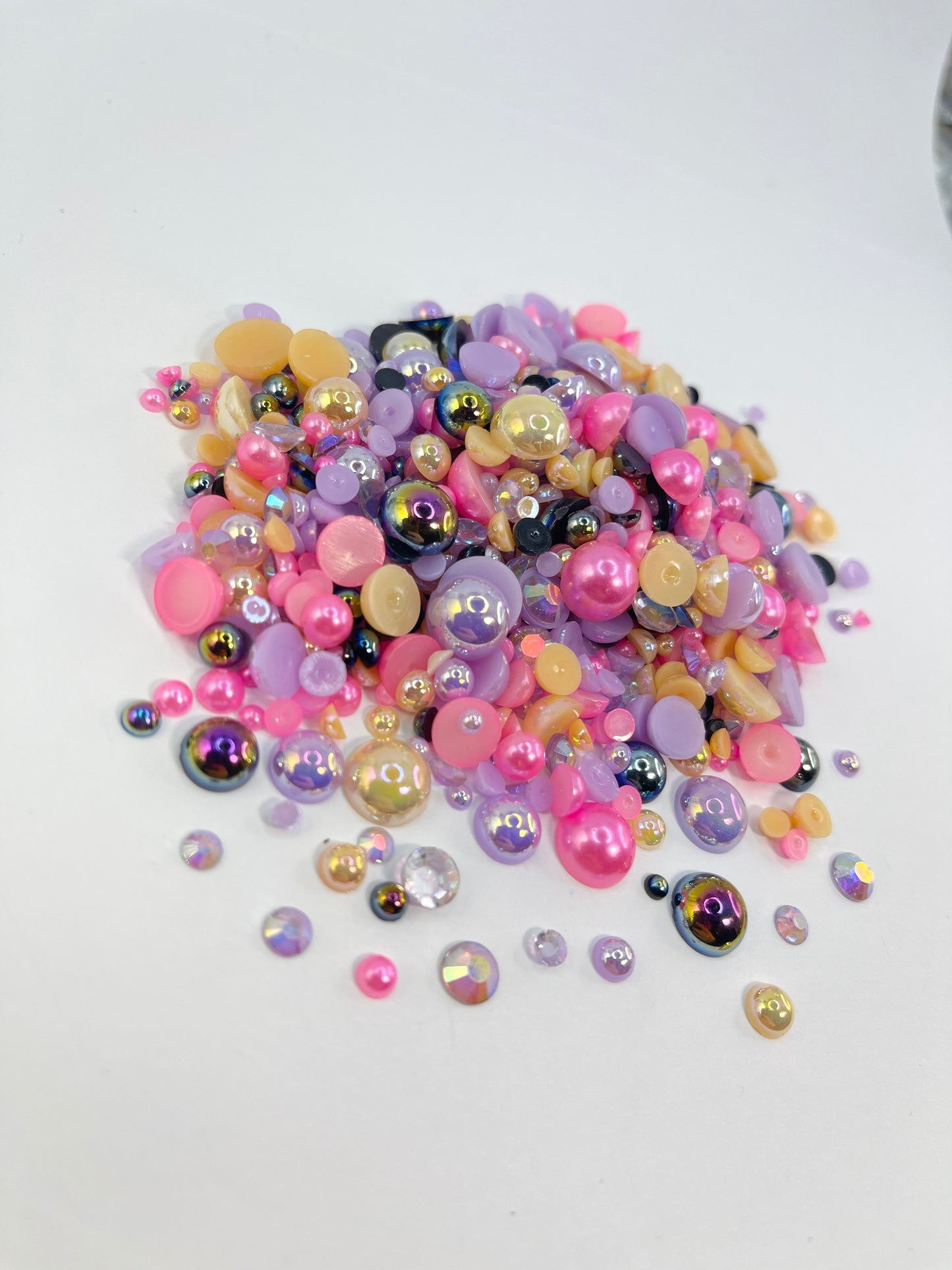 Serina Flat Back Pearl/ Rhinestone Mix 50g