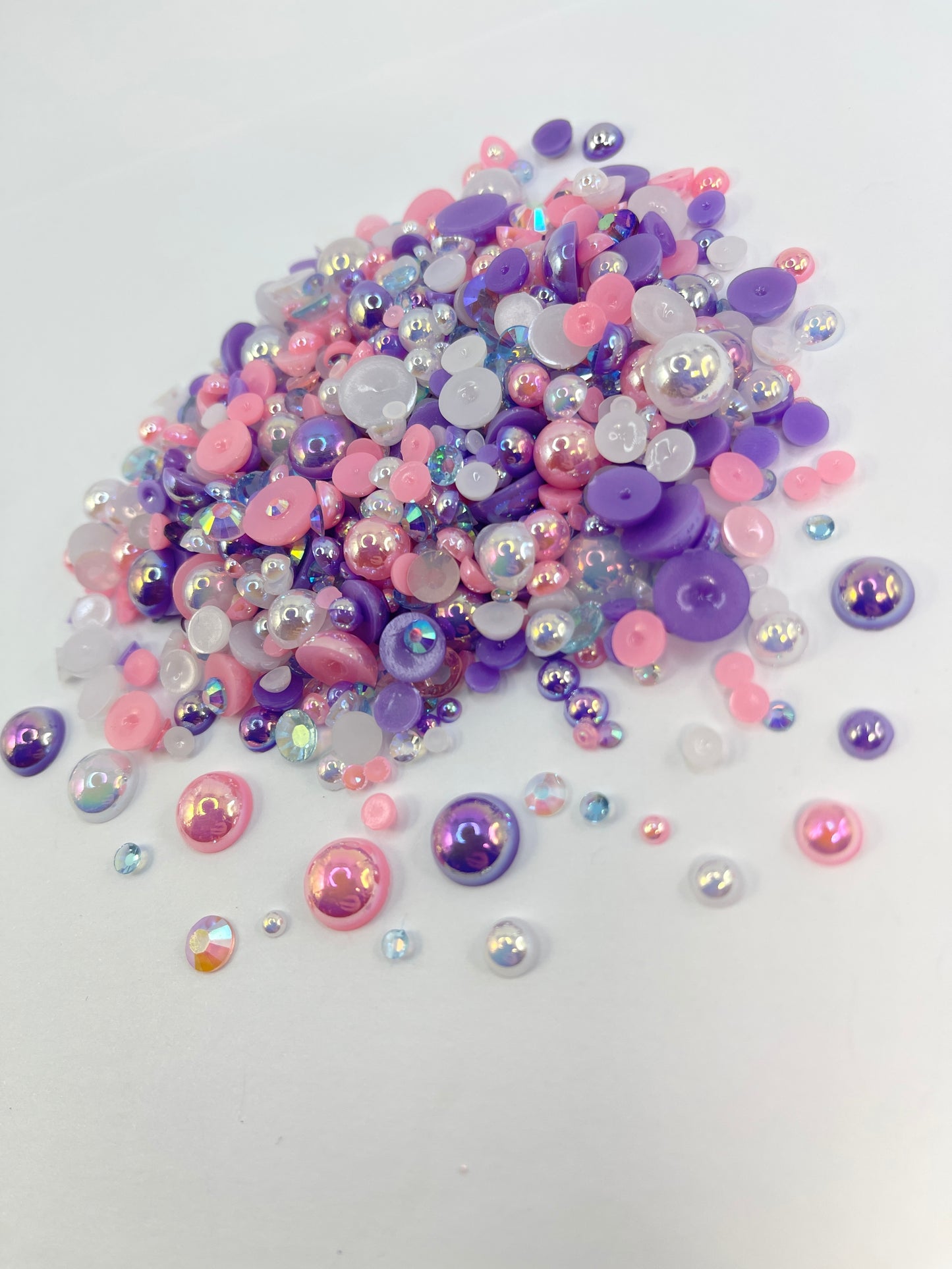 Sweetie Flat Back Pearl/ Rhinestone Mix 50g