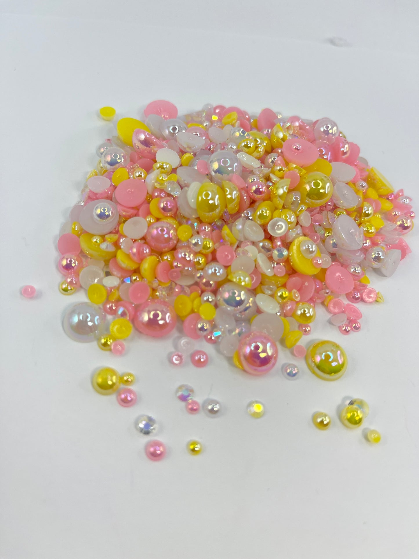 Dee Dee Flat Back Pearl/ Rhinestone Mix 50g