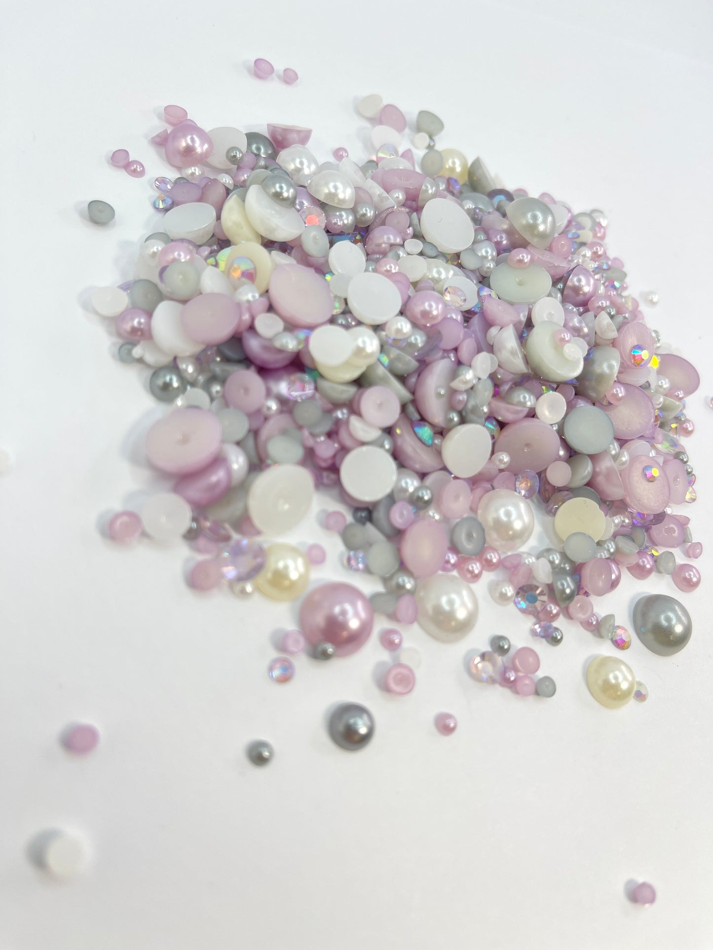 Storm Flat Back Pearl/ Rhinestone Mix 50g
