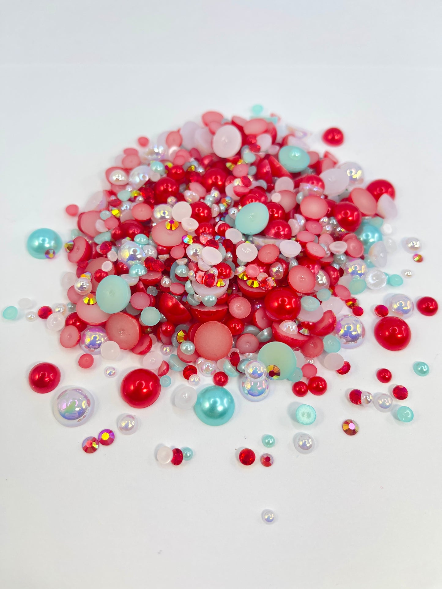 Sailor Flat Back Pearl/ Rhinestone Mix 50g
