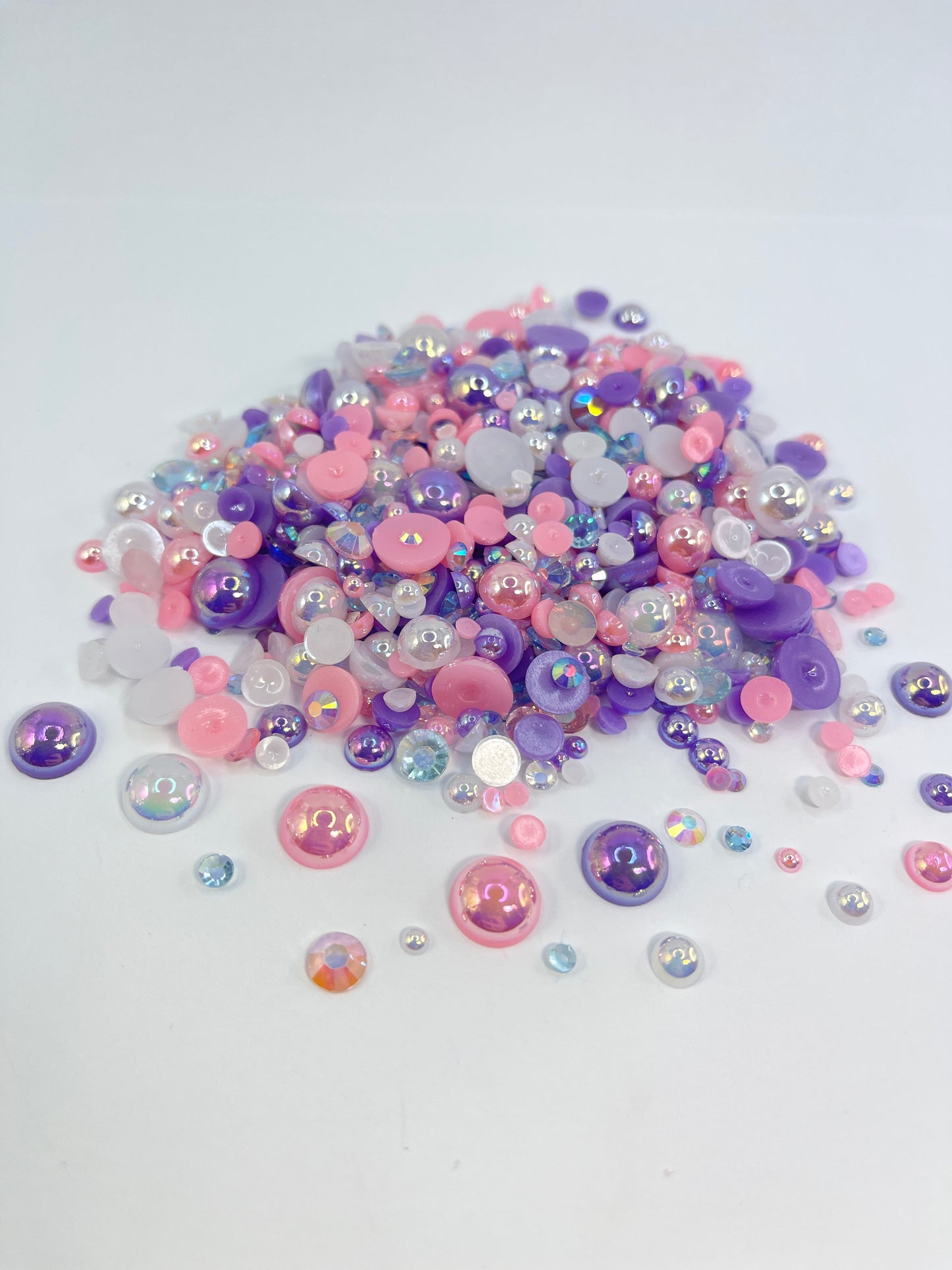 Sweetie Flat Back Pearl/ Rhinestone Mix 50g