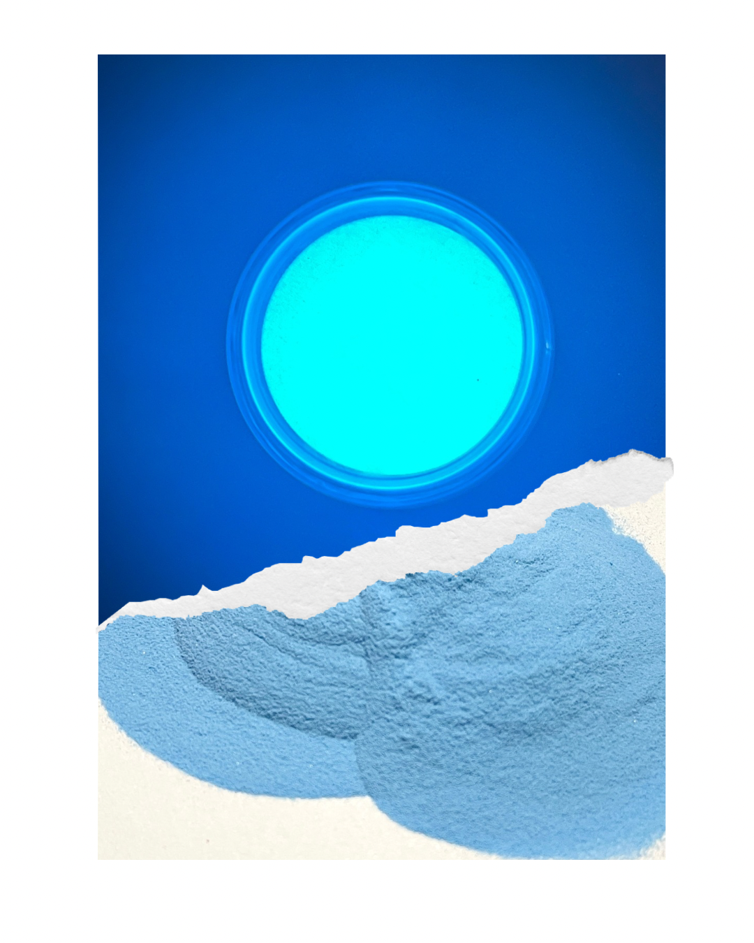 Blue Into Blue Glow Mica Powder
