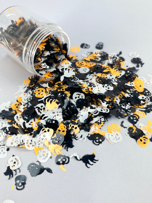 Spooky Friends Shaped Glitter