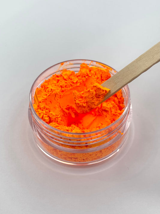 Fluro Orange Mica Powder