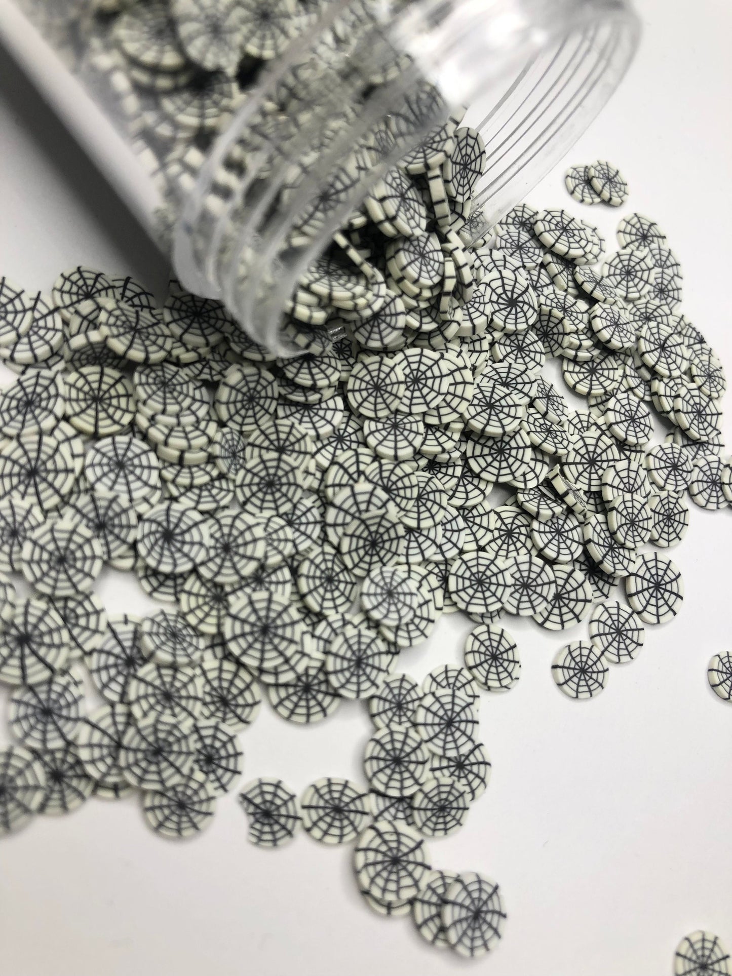 Polymer Clay Spider Web Sprinkles