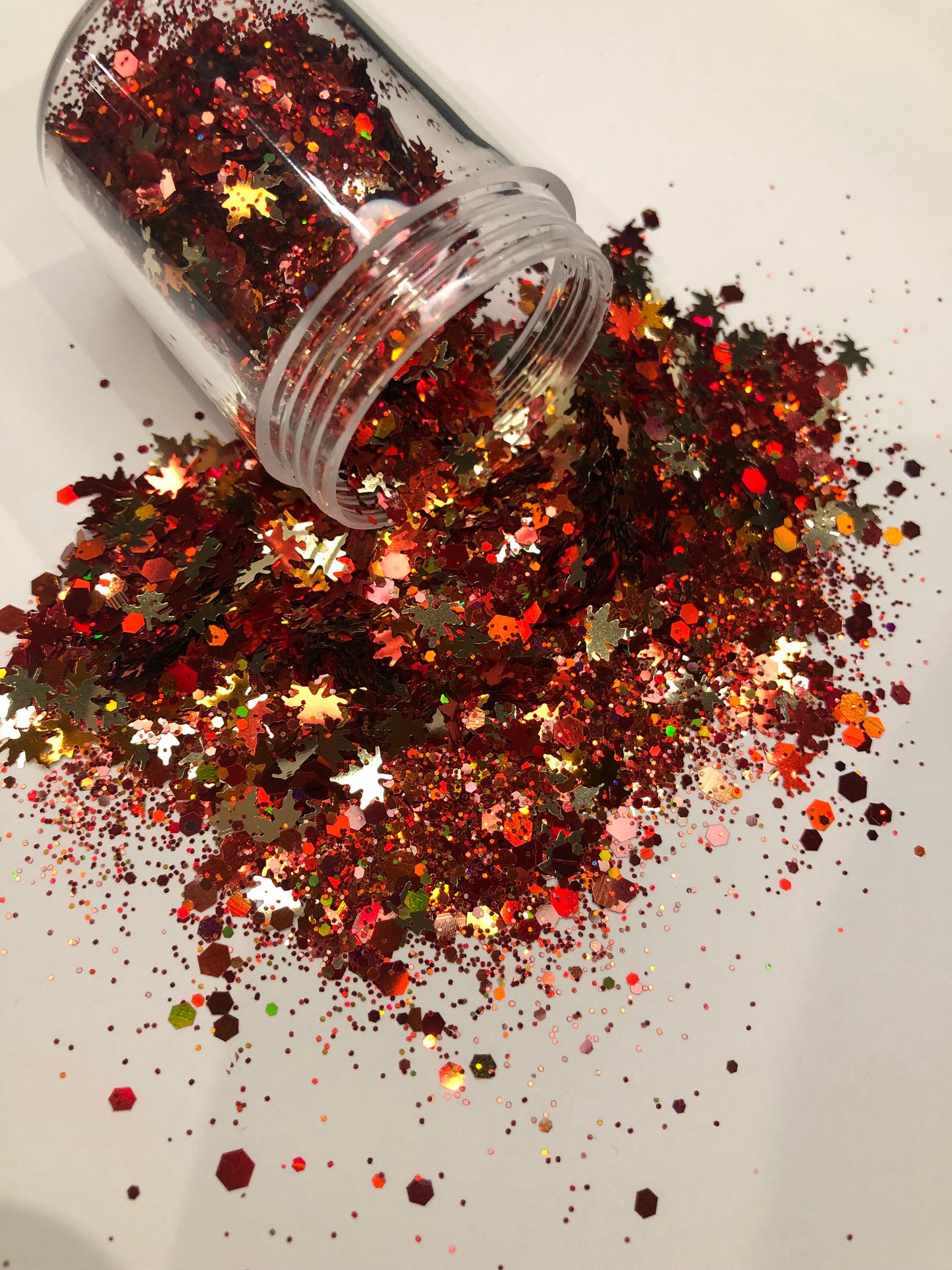 Autumn Shape Glitter Mix