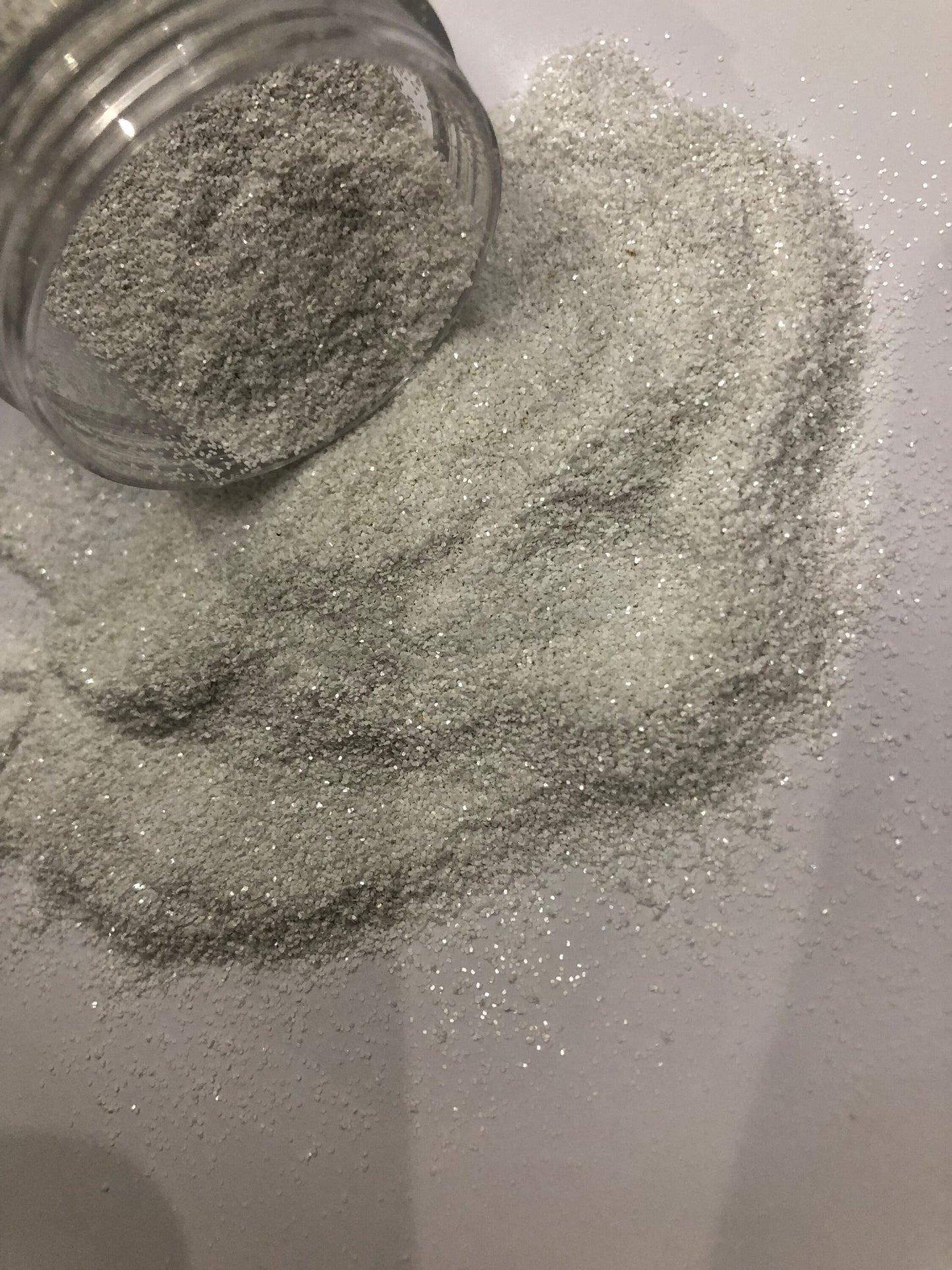 Snow Fine Straight White Fine Glitter