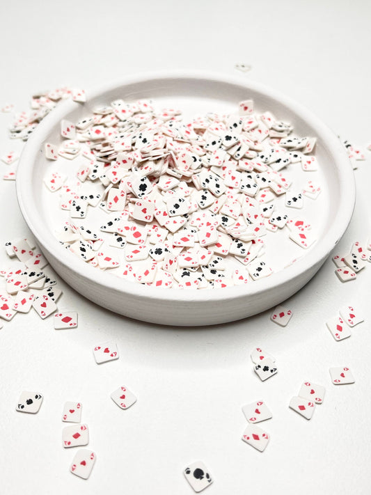 Polymer Clay Playing Cards Sprinkles